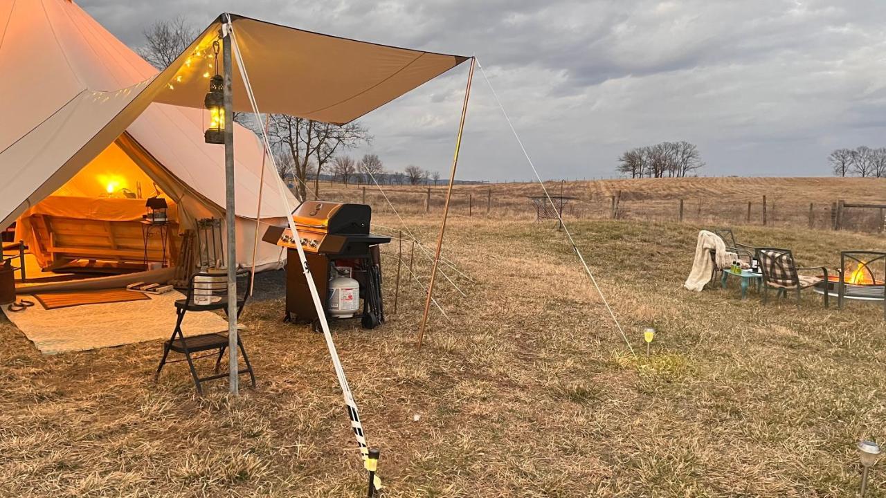 Shenandoah Valley Glamping - Amazing Views - Farm Edinburg Buitenkant foto